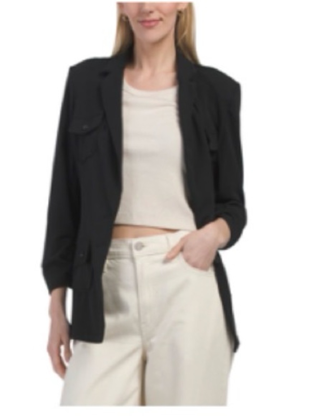 UTILITARIAN BLAZER
SCUBA CREPE